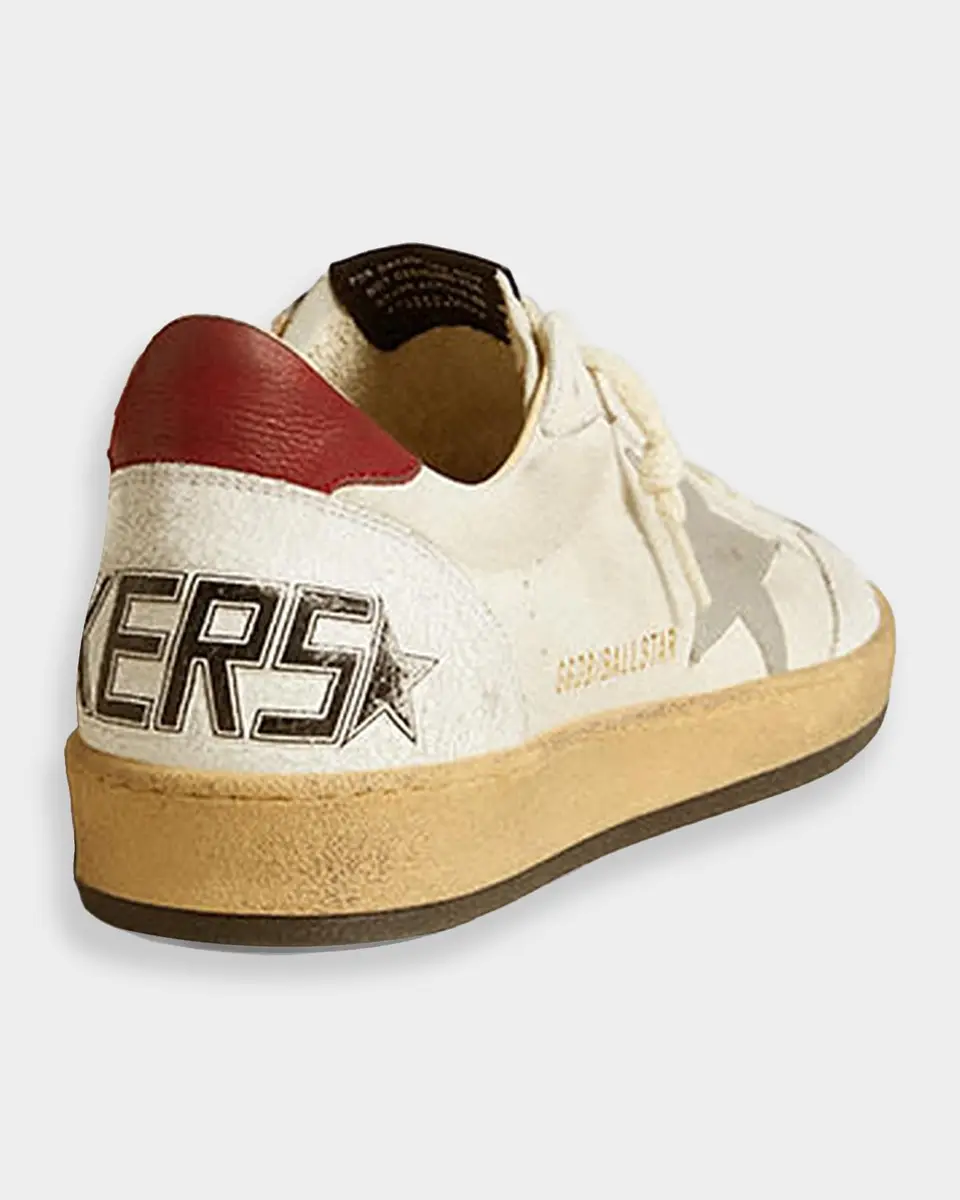 Golden Goose Men's Ball Star Leather Low-Top Sneakers | Thumbnail 3