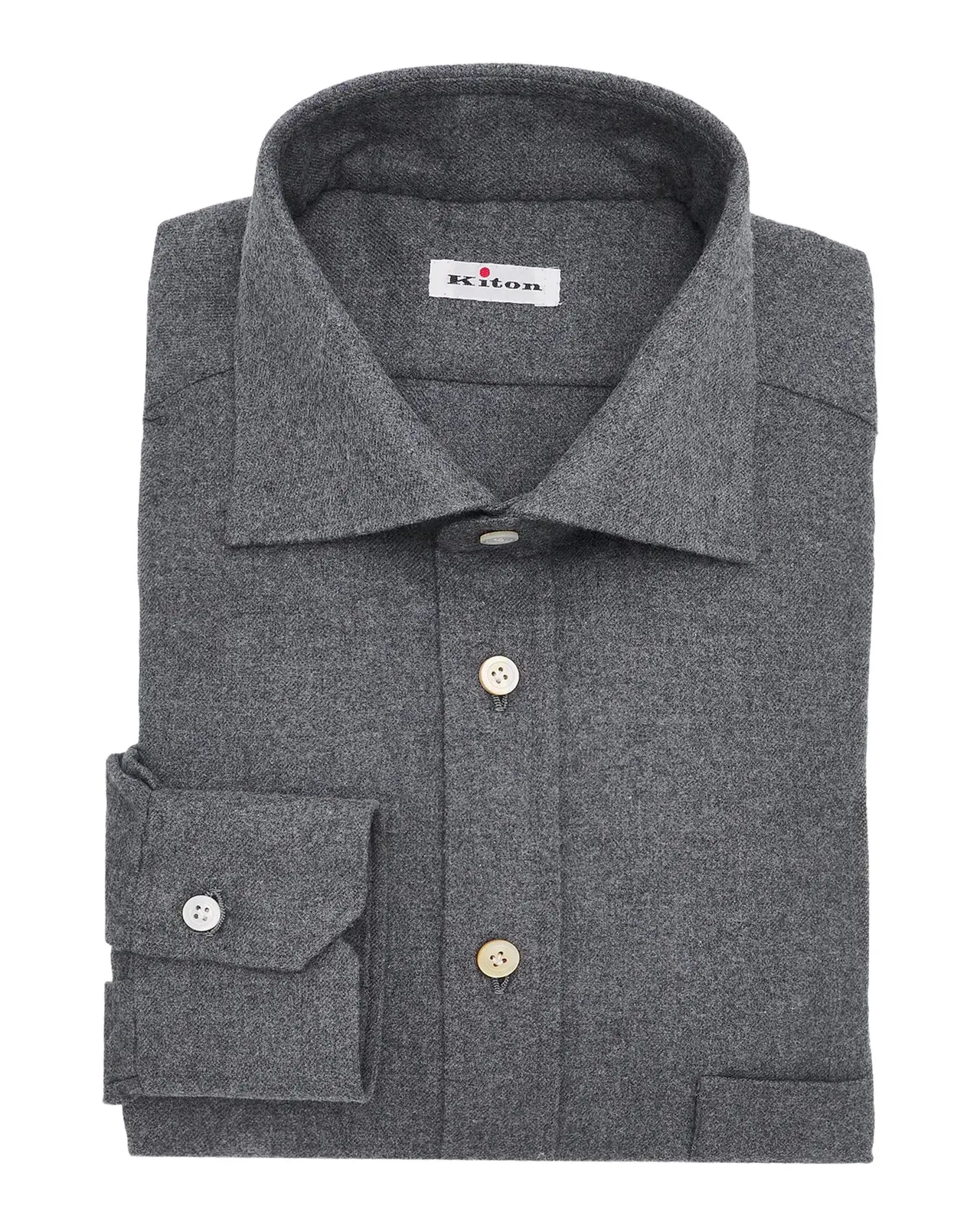 Men's Brushed Cotton Flannel Button-Down Shirt Men's Brushed Cotton Flannel Button-Down Shirt