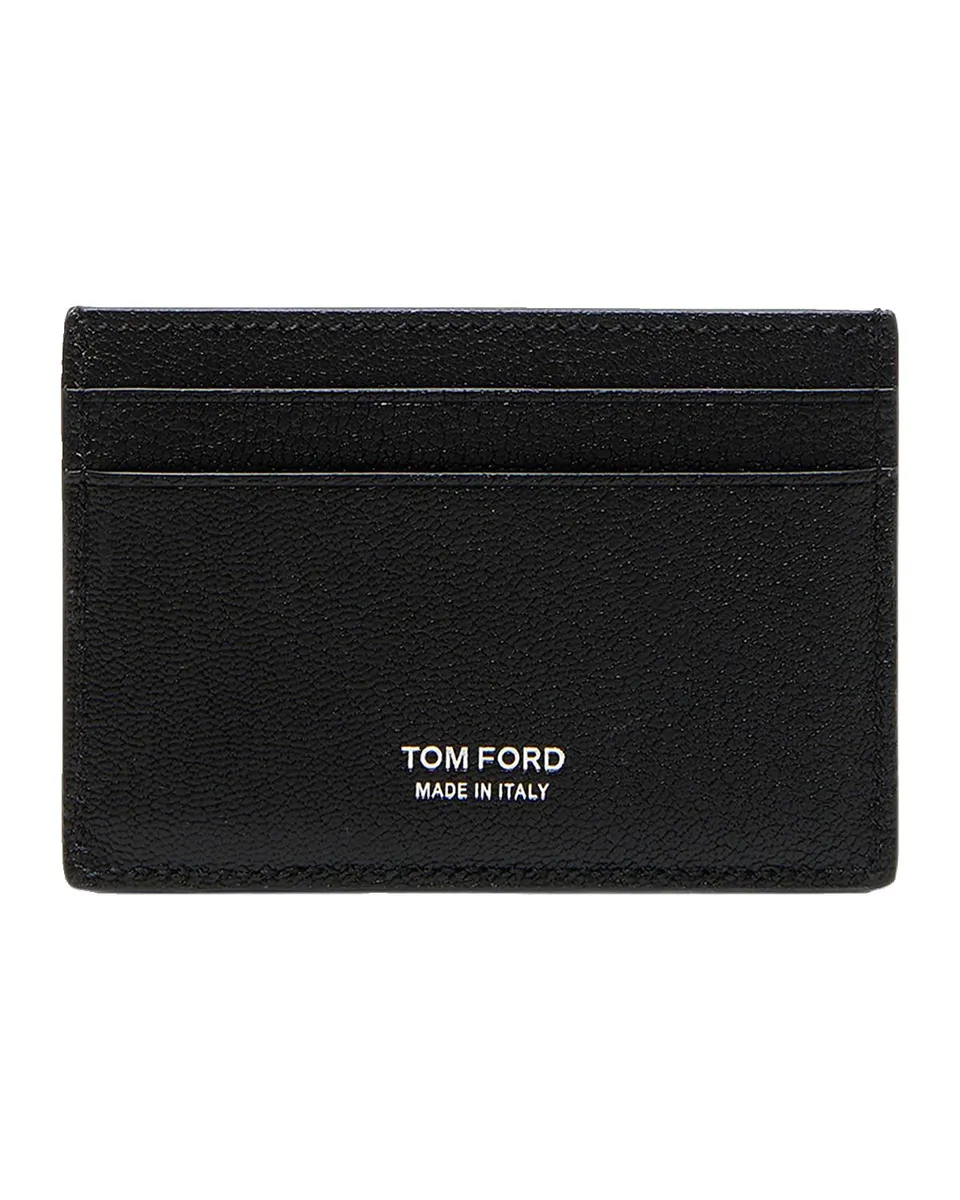 Tom Ford Men's Elongated T-Line Leather Card Case | Thumbnail 3 Tom Ford Men's Elongated T-Line Leather Card Case | Thumbnail 3