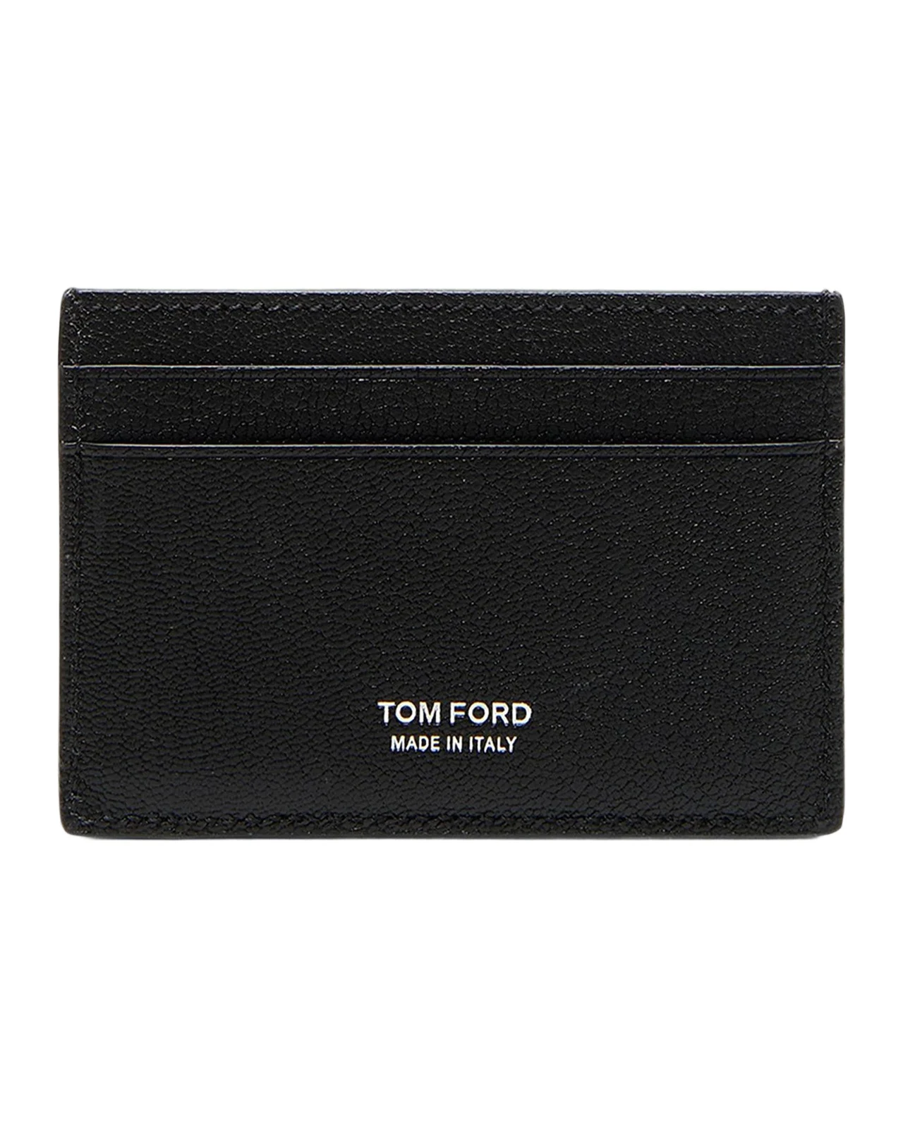 Men's Elongated T-Line Leather Card Case Men's Elongated T-Line Leather Card Case