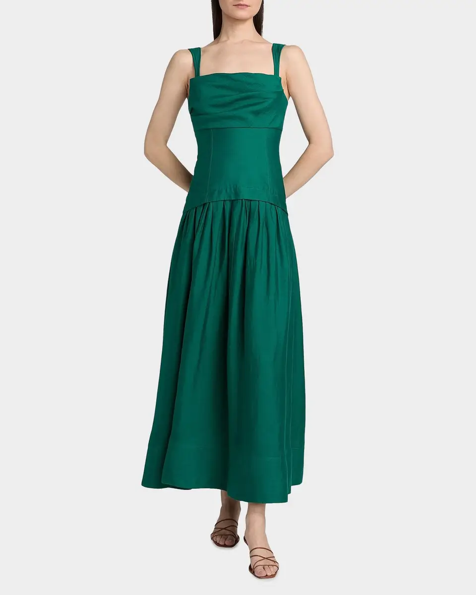 ACLER Forever Young Reeve Linen-Blend Drop-Waist Maxi Dress | Thumbnail 4 ACLER Forever Young Reeve Linen-Blend Drop-Waist Maxi Dress | Thumbnail 4