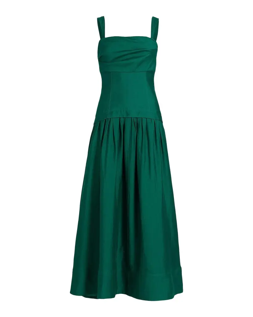 Acler Forever Young Reeve Linen-Blend Drop-Waist Maxi Dress | Image 1 Acler Forever Young Reeve Linen-Blend Drop-Waist Maxi Dress | Image 1