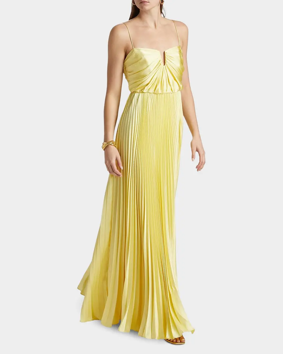 As It May Annna Hammered Satin Gown | Thumbnail 2 As It May Annna Hammered Satin Gown | Thumbnail 2