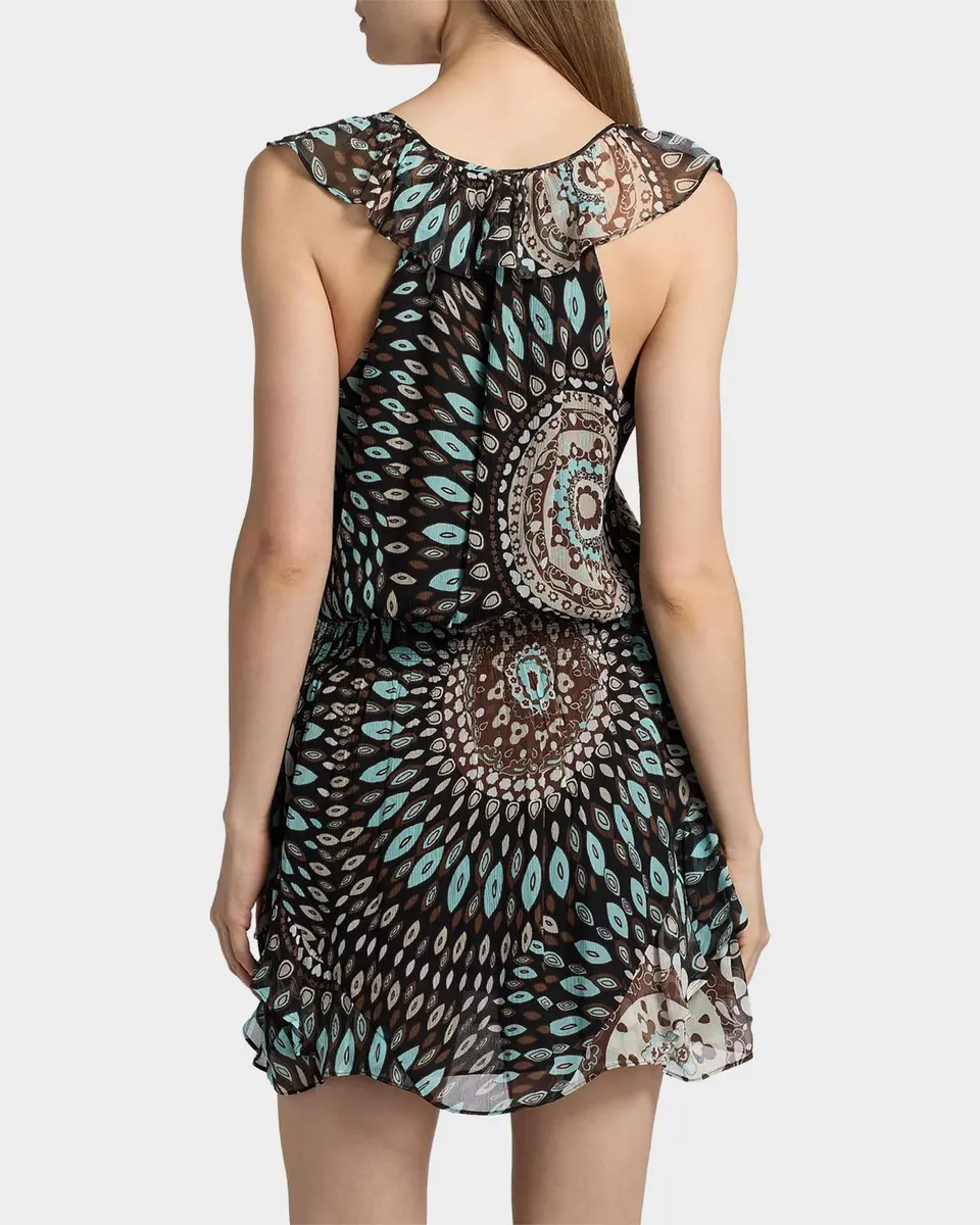 Ramy Brook Morgan Printed Silk A-Line Mini Dress | Thumbnail 3 Ramy Brook Morgan Printed Silk A-Line Mini Dress | Thumbnail 3