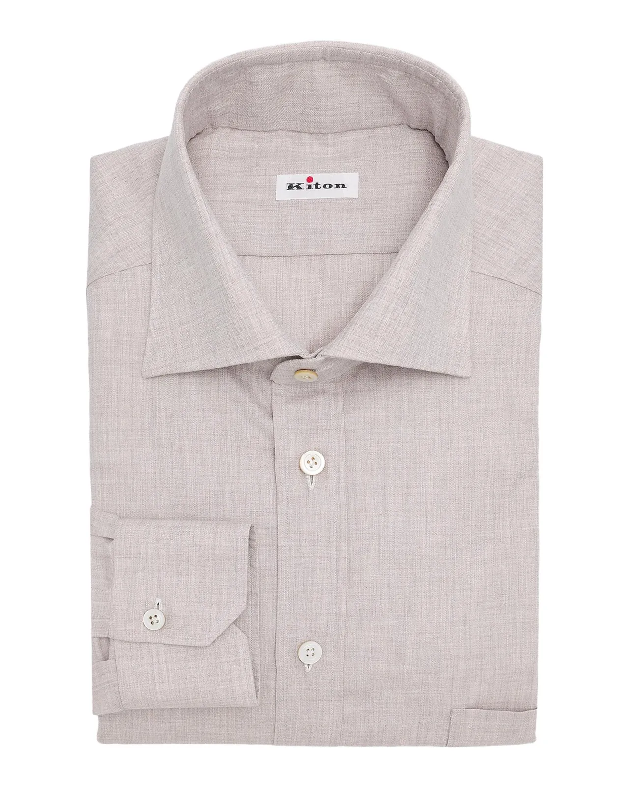 Kiton Men's Cotton Classic-Fit Dress Shirt