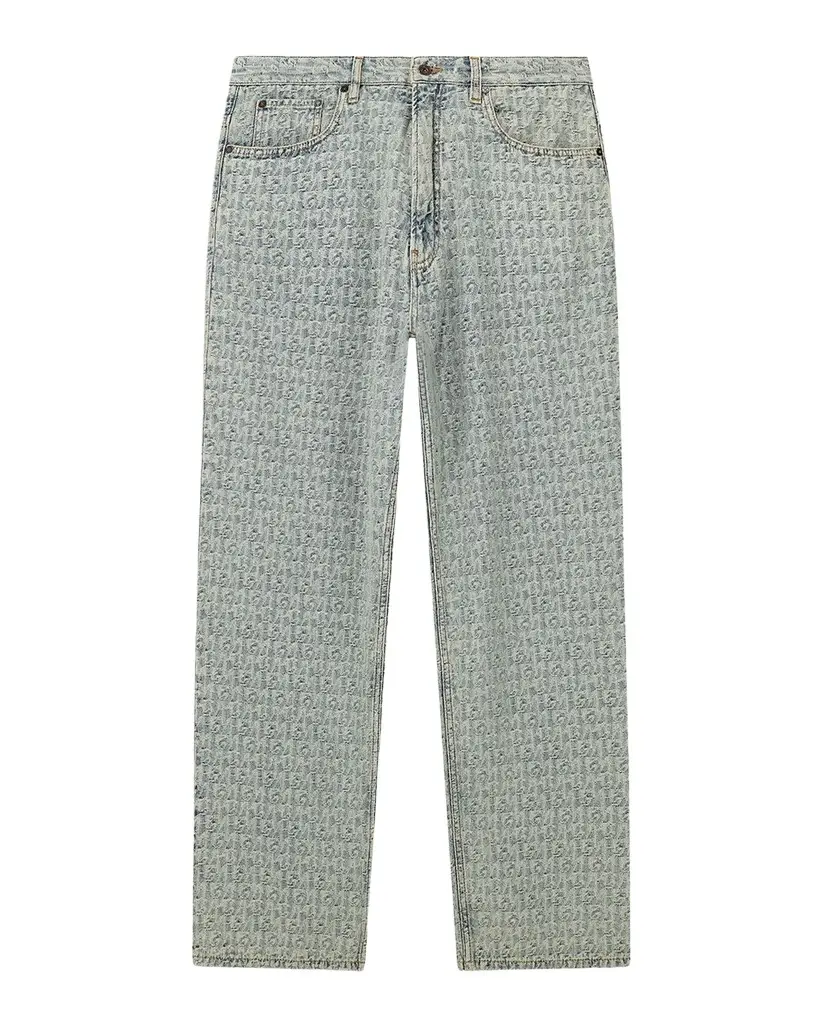 Emporio Armani Men's Logo Relaxed Jeans | Image 1 Emporio Armani Men's Logo Relaxed Jeans | Image 1