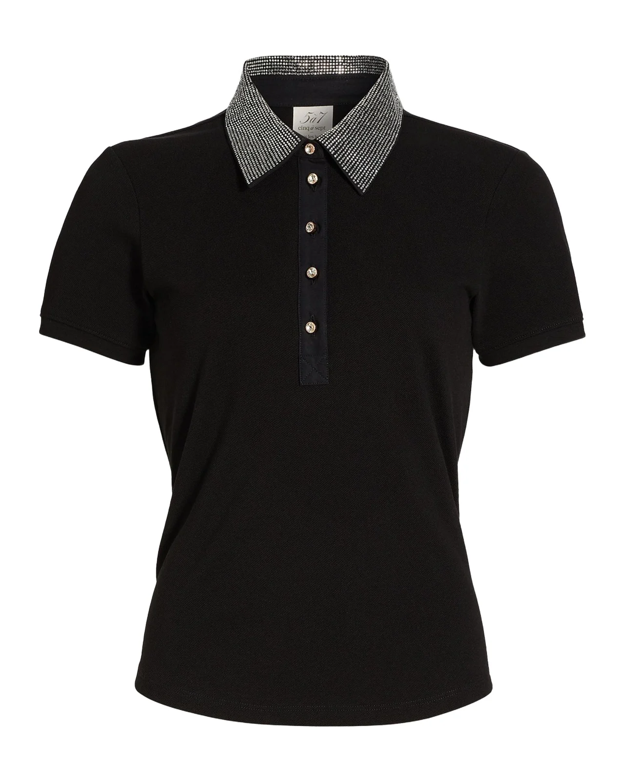 Likely Rupi Embellished Collar Top