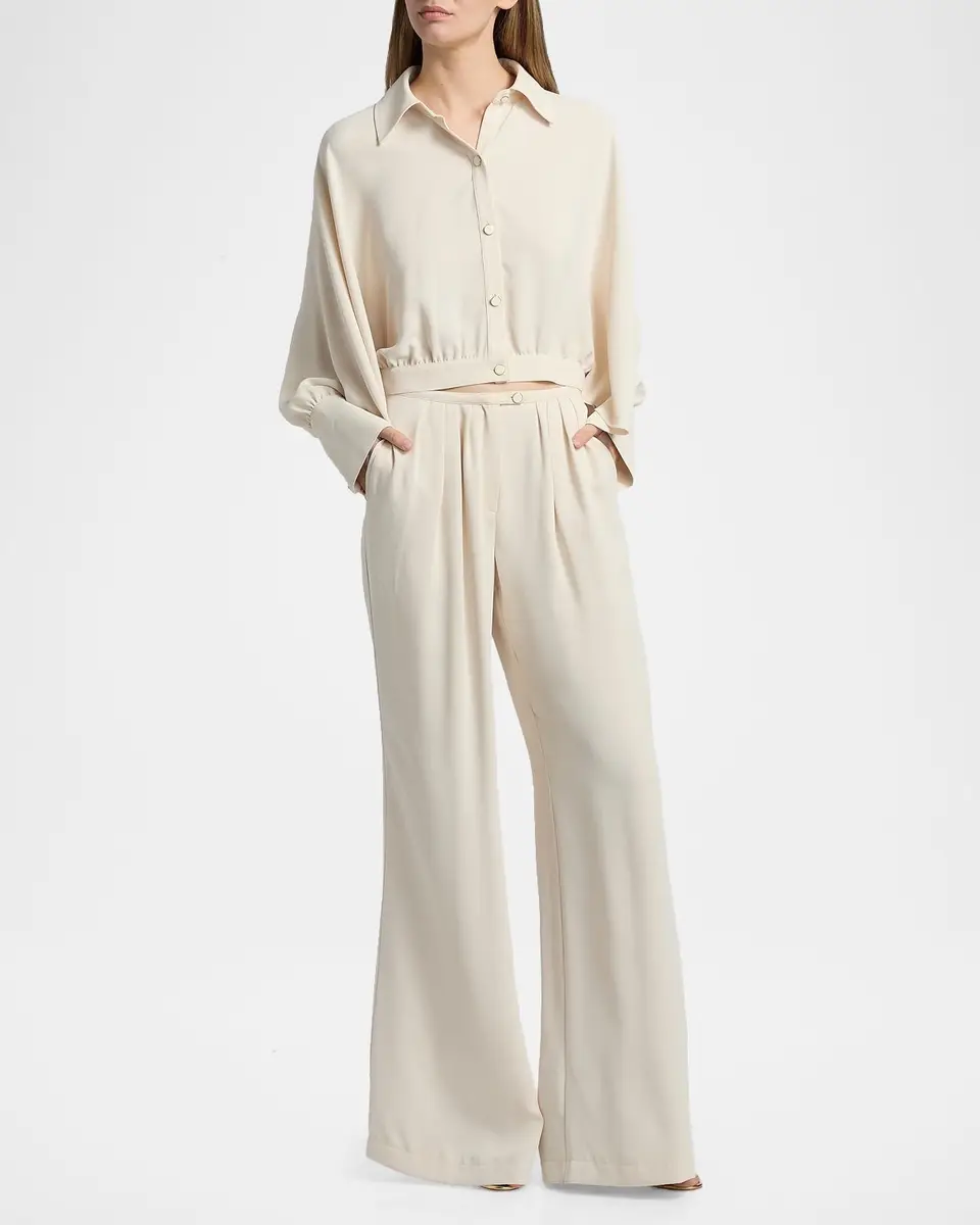 Ramy Brook Yasmine Pleated Wide-Leg Pants | Thumbnail 2 Ramy Brook Yasmine Pleated Wide-Leg Pants | Thumbnail 2