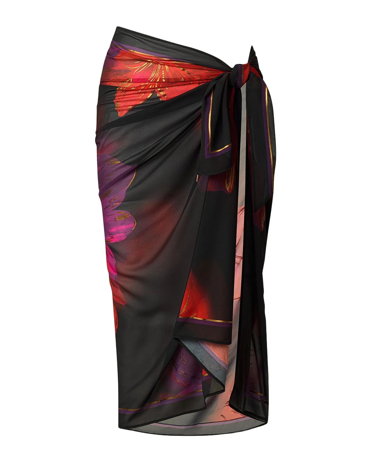 Petali Rosa Pareo Coverup