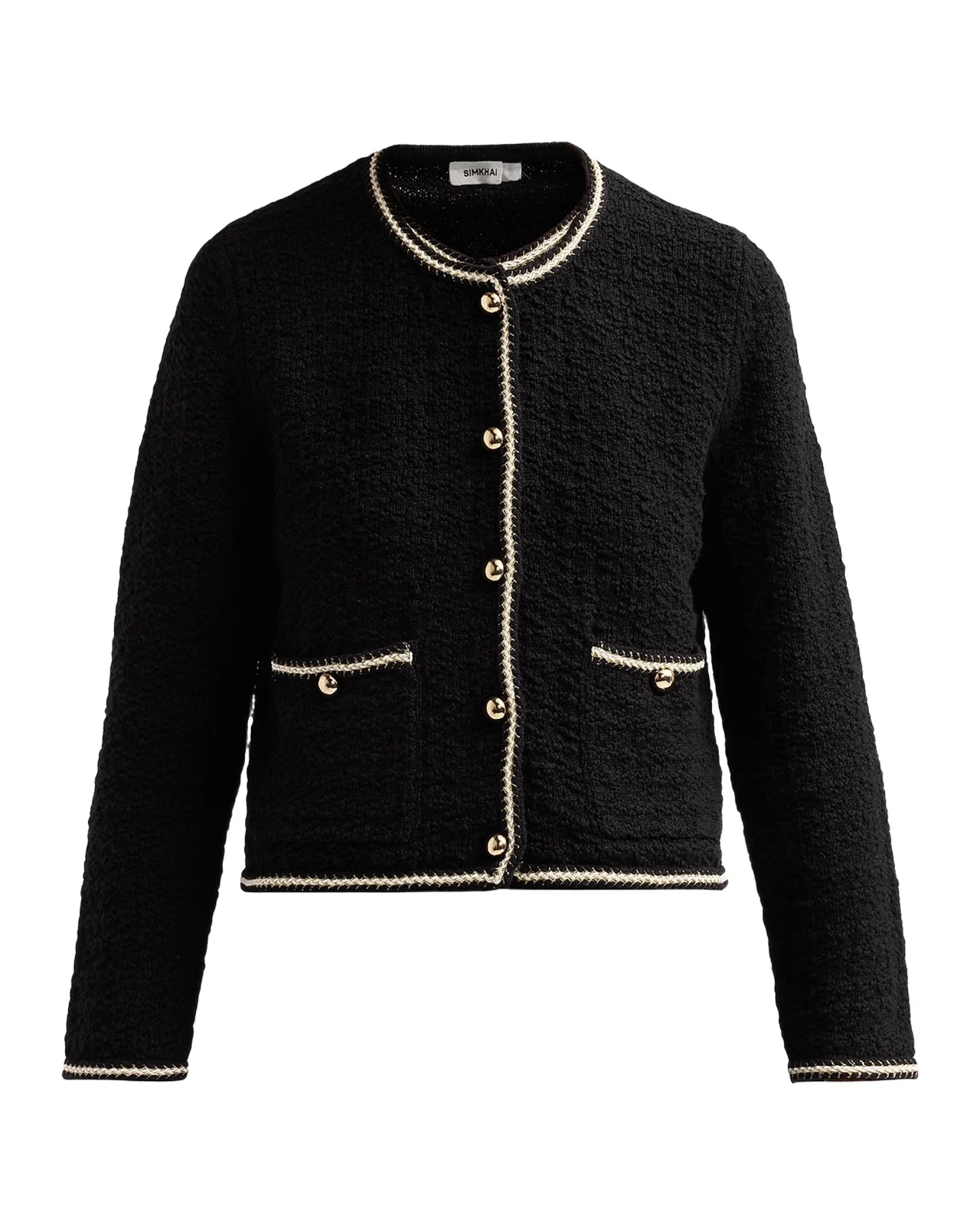 Anouk Cotton Button-Front Jacket Anouk Cotton Button-Front Jacket