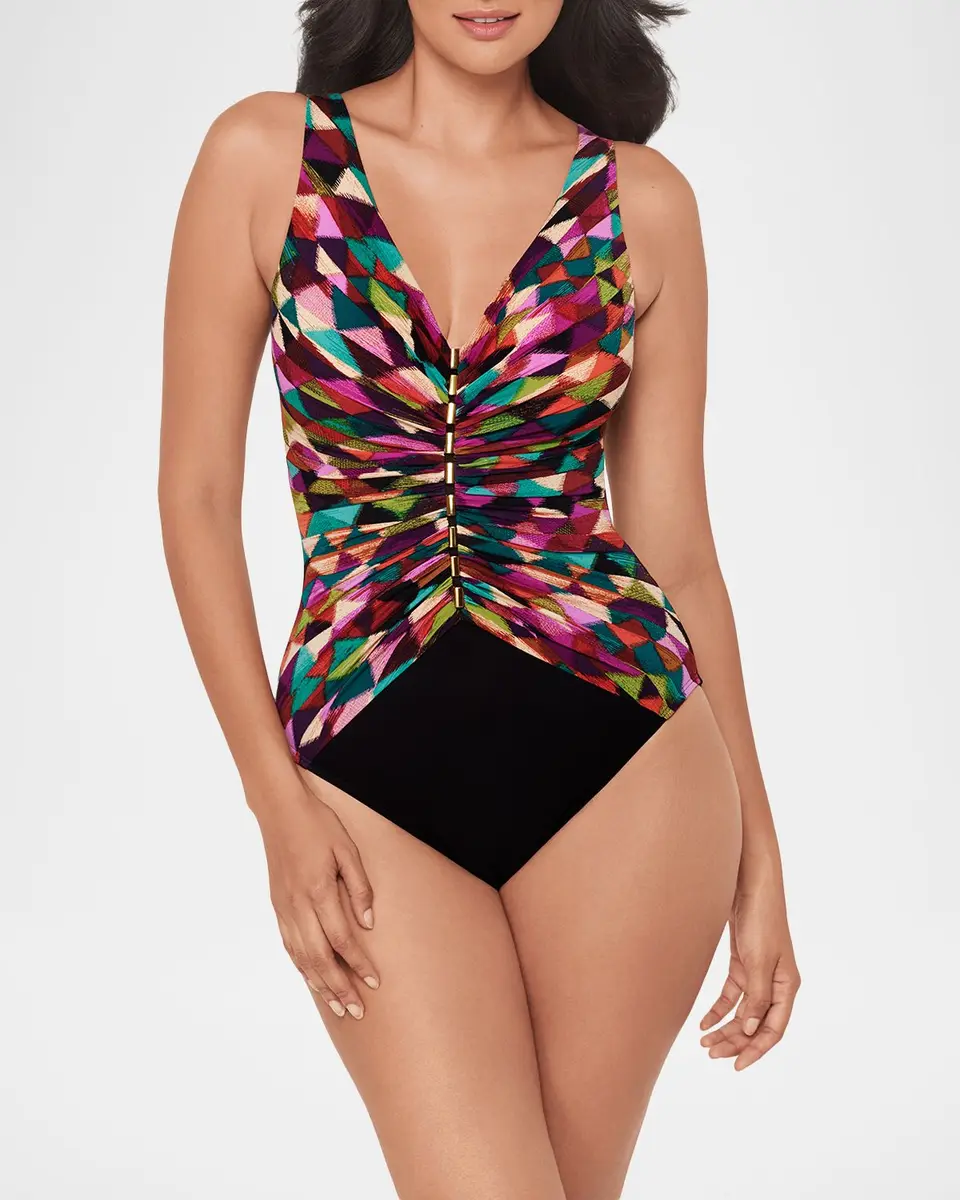 Miraclesuit Farfalle Charmer One-Piece Swimsuit | Thumbnail 2 Miraclesuit Farfalle Charmer One-Piece Swimsuit | Thumbnail 2