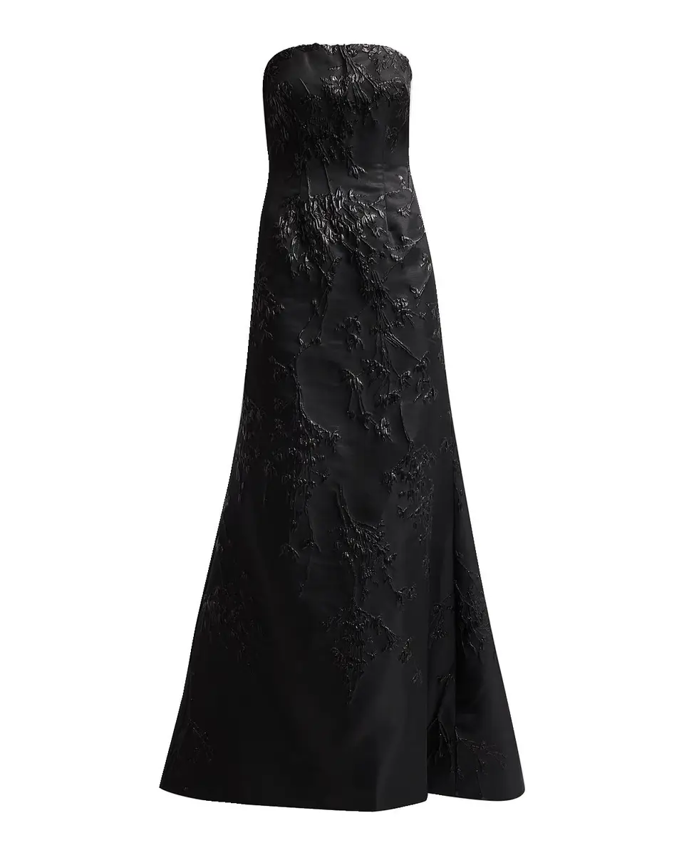 Rene Ruiz Collection Embellished Jacquard Strapless Gown | Thumbnail 6 Rene Ruiz Collection Embellished Jacquard Strapless Gown | Thumbnail 6