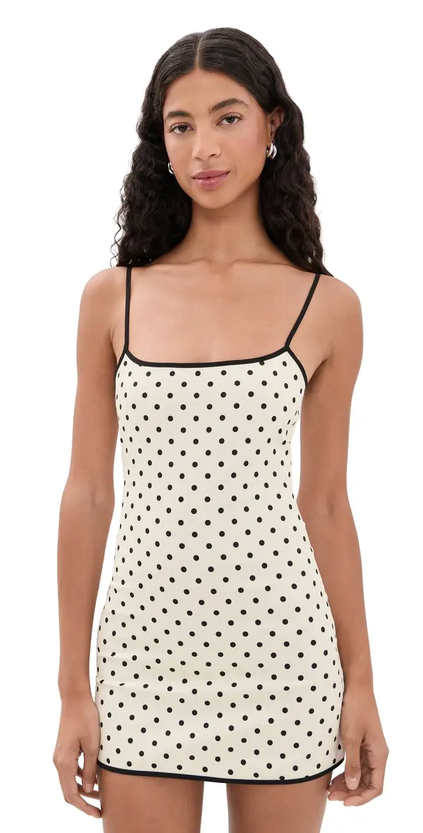 LIONESS Voyage Mini Dress oonlight Polka | Image 1 LIONESS Voyage Mini Dress oonlight Polka | Image 1