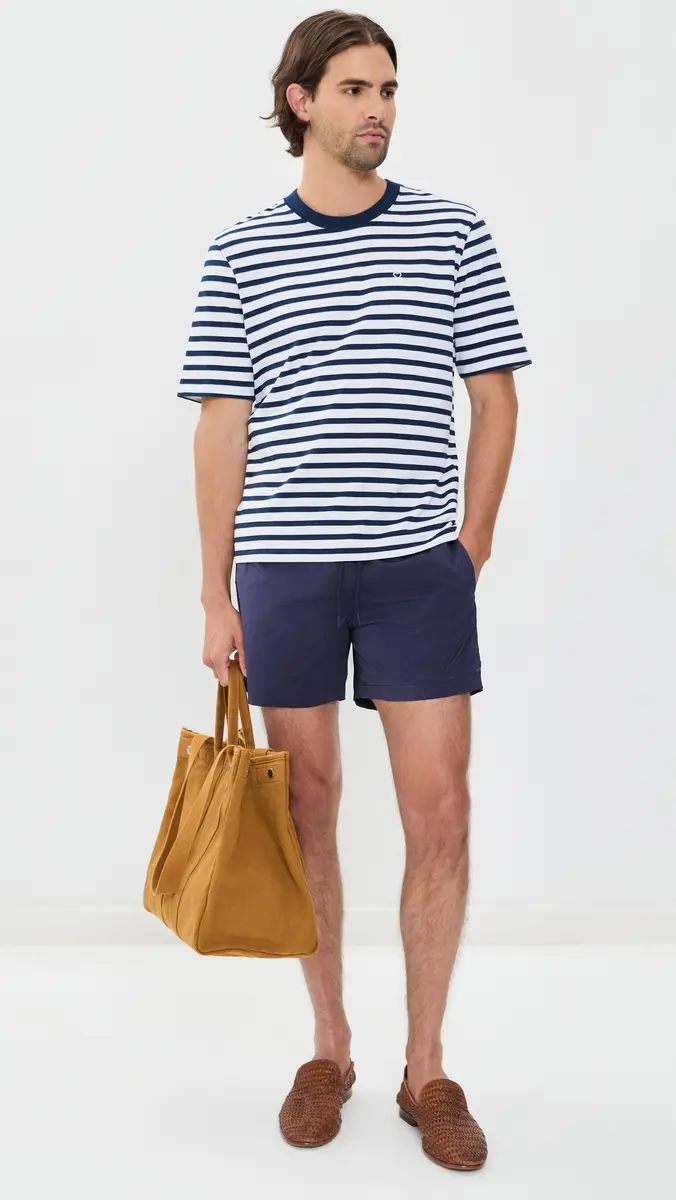 Frescobol Carioca Salvador Elasticated Swim Trunks 5 | Thumbnail 5 Frescobol Carioca Salvador Elasticated Swim Trunks 5 | Thumbnail 5