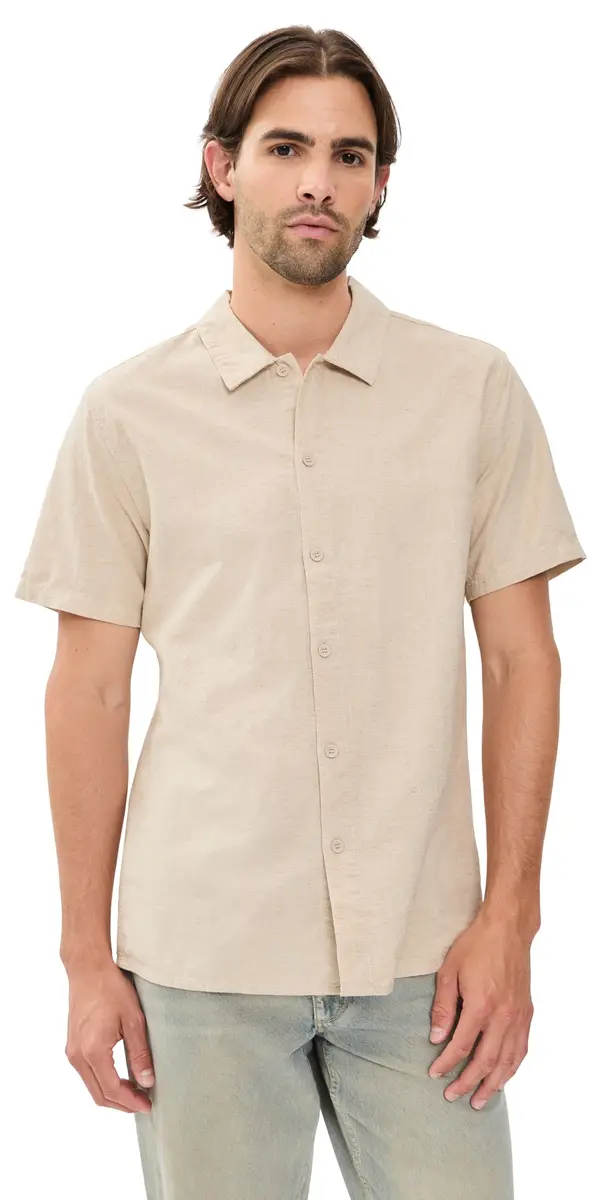 Rhythm Classic Linen Shirt and | Image 1 Rhythm Classic Linen Shirt and | Image 1