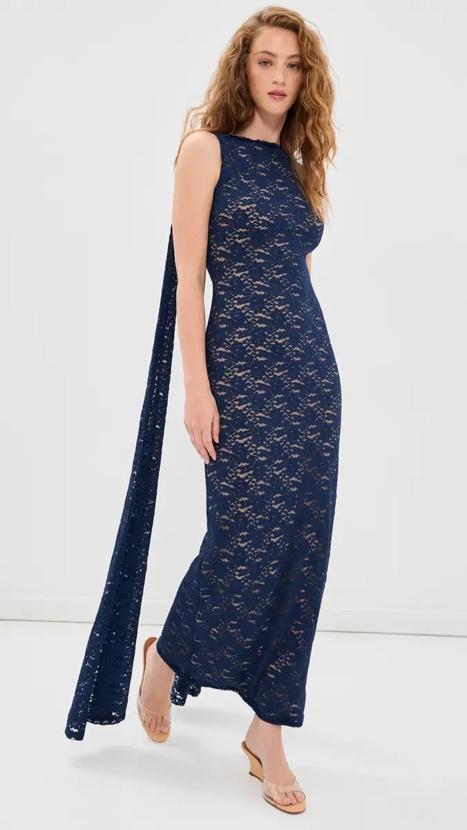 Runaway The Label Janie Boat Neck Maxi Dress | Thumbnail 2 Runaway The Label Janie Boat Neck Maxi Dress | Thumbnail 2
