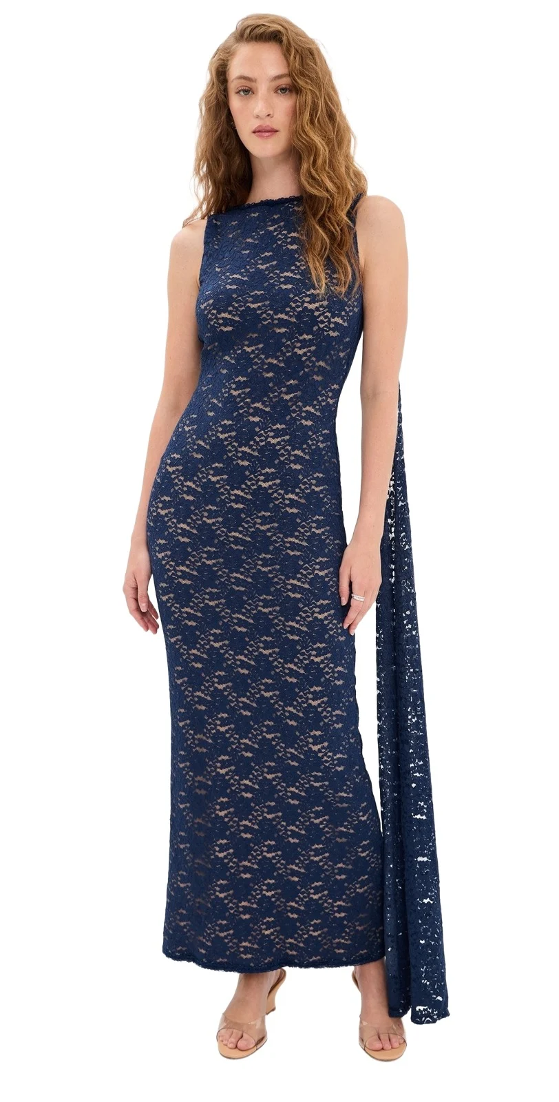 Janie Boat Neck Maxi Dress