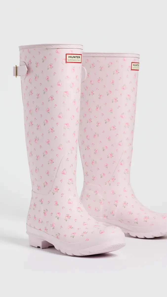 Hunter Boots Hunter x LoveShackFancy Original Tall Back Adjustable Boots | Thumbnail 6 Hunter Boots Hunter x LoveShackFancy Original Tall Back Adjustable Boots | Thumbnail 6