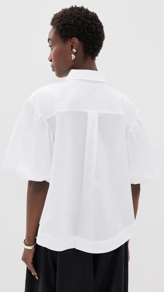MEIMEIJ Voluminous Sleeve Cotton Shirt | Thumbnail 3 MEIMEIJ Voluminous Sleeve Cotton Shirt | Thumbnail 3