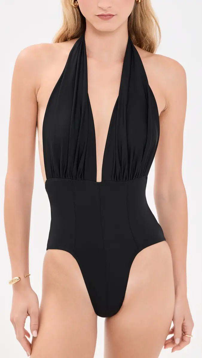 Norma Kamali Wonderwoman Halter Mio One Piece | Thumbnail 5 Norma Kamali Wonderwoman Halter Mio One Piece | Thumbnail 5