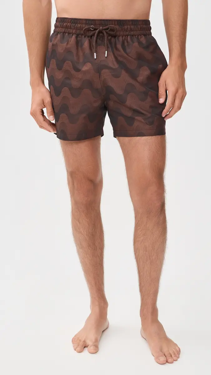 Frescobol Carioca Rio Sport Copacabana Jacquard Swim Trunks 4 | Thumbnail 2 Frescobol Carioca Rio Sport Copacabana Jacquard Swim Trunks 4 | Thumbnail 2