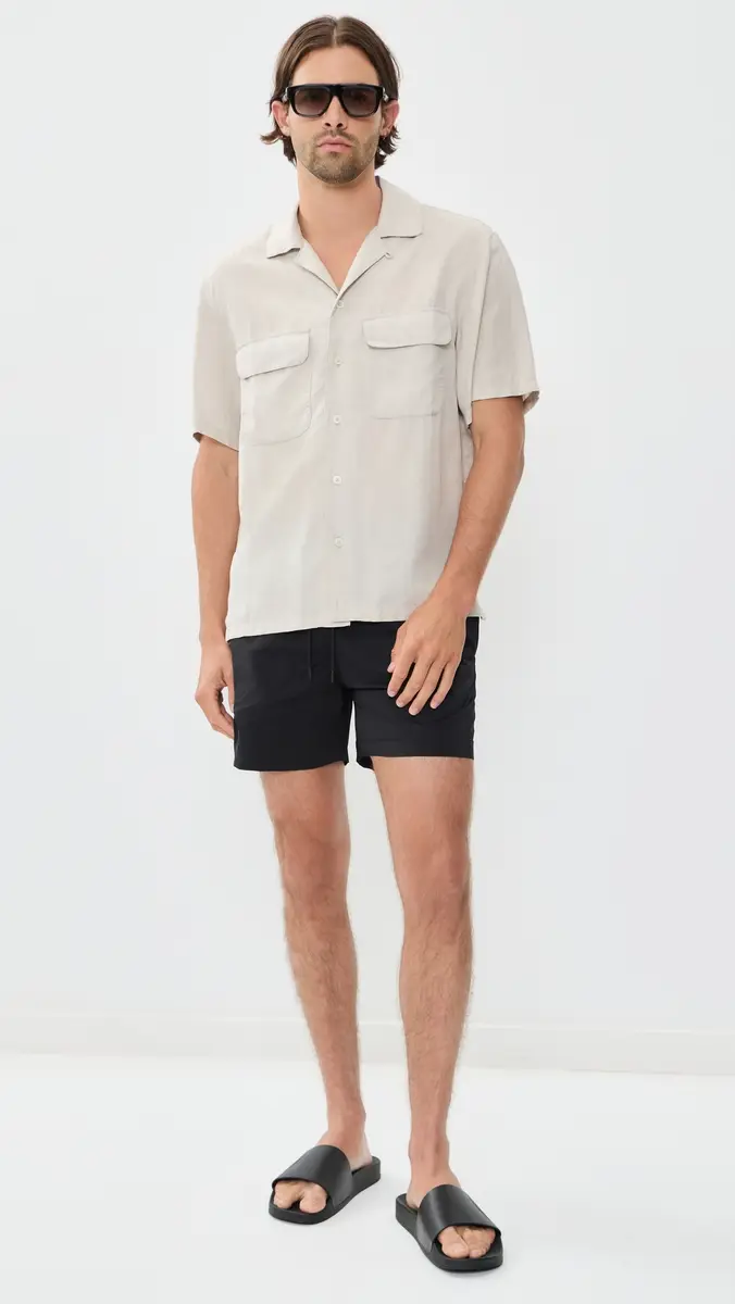 Frescobol Carioca Salvador Elasticated Swim Trunks 5 | Thumbnail 5 Frescobol Carioca Salvador Elasticated Swim Trunks 5 | Thumbnail 5