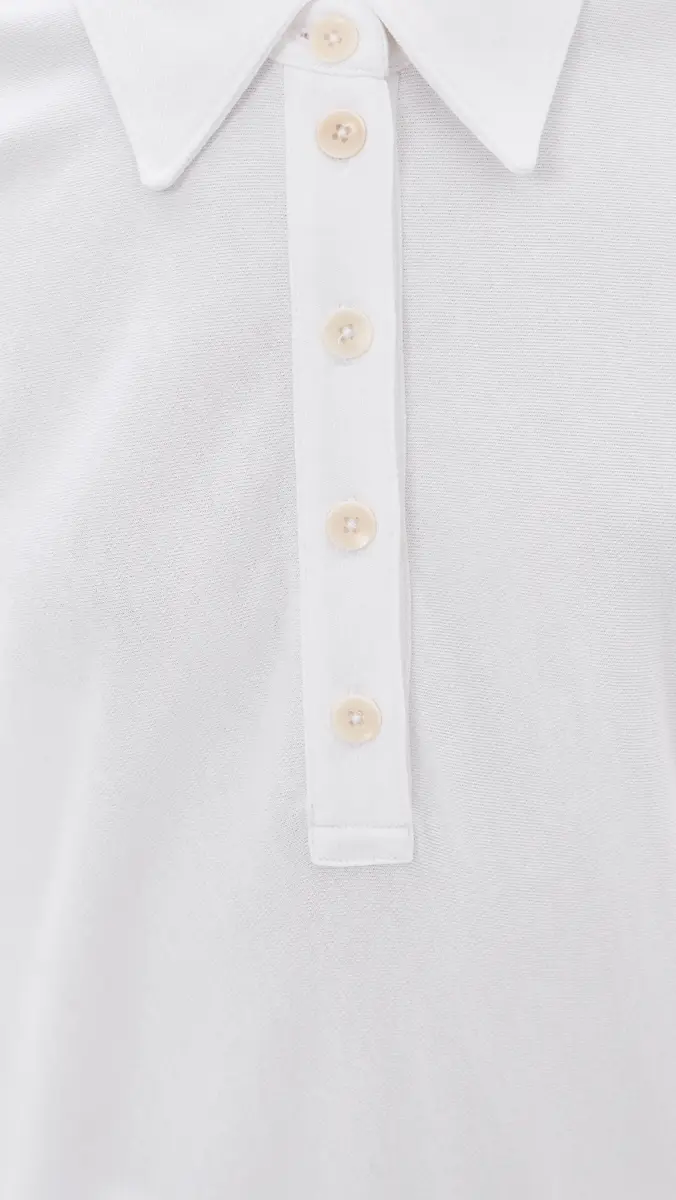 Tibi Lightweight Polo Sweatshirt | Thumbnail 6 Tibi Lightweight Polo Sweatshirt | Thumbnail 6