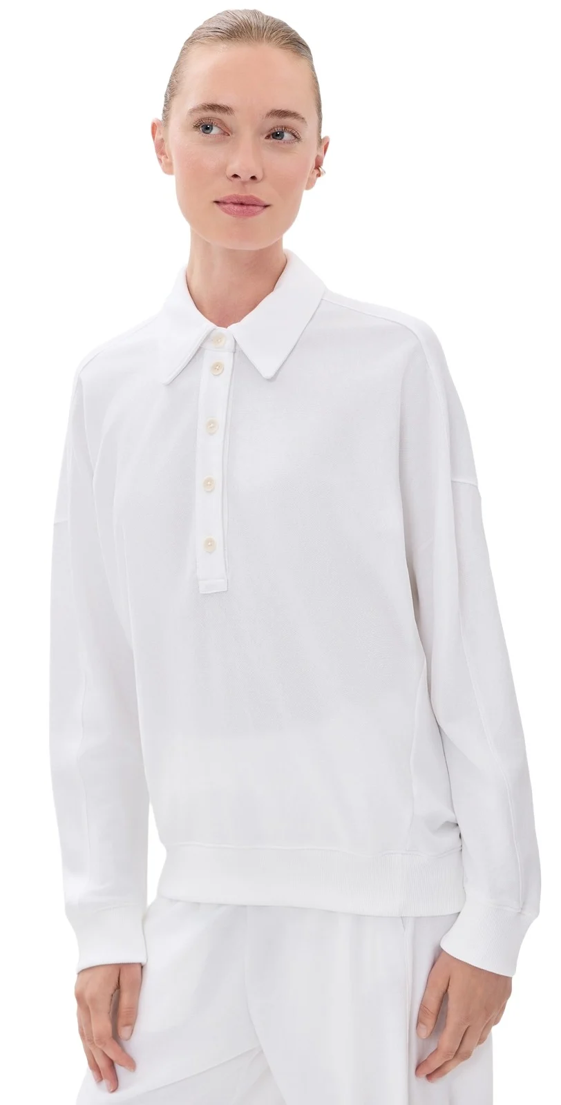 Lightweight Polo Sweatshirt