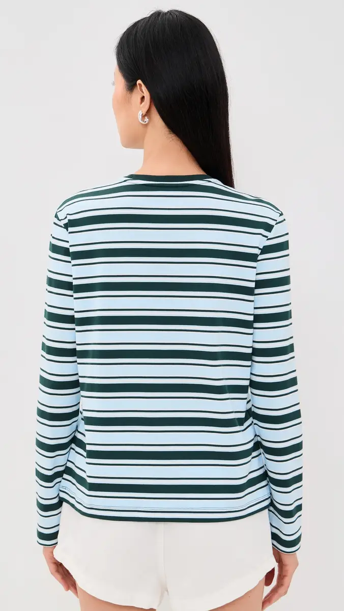 Lacoste Stripe T-Shirt Sinople/Rill-Flour 0 | Thumbnail 3 Lacoste Stripe T-Shirt Sinople/Rill-Flour 0 | Thumbnail 3