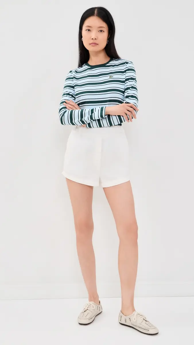 Lacoste Stripe T-Shirt Sinople/Rill-Flour 0 | Thumbnail 5 Lacoste Stripe T-Shirt Sinople/Rill-Flour 0 | Thumbnail 5