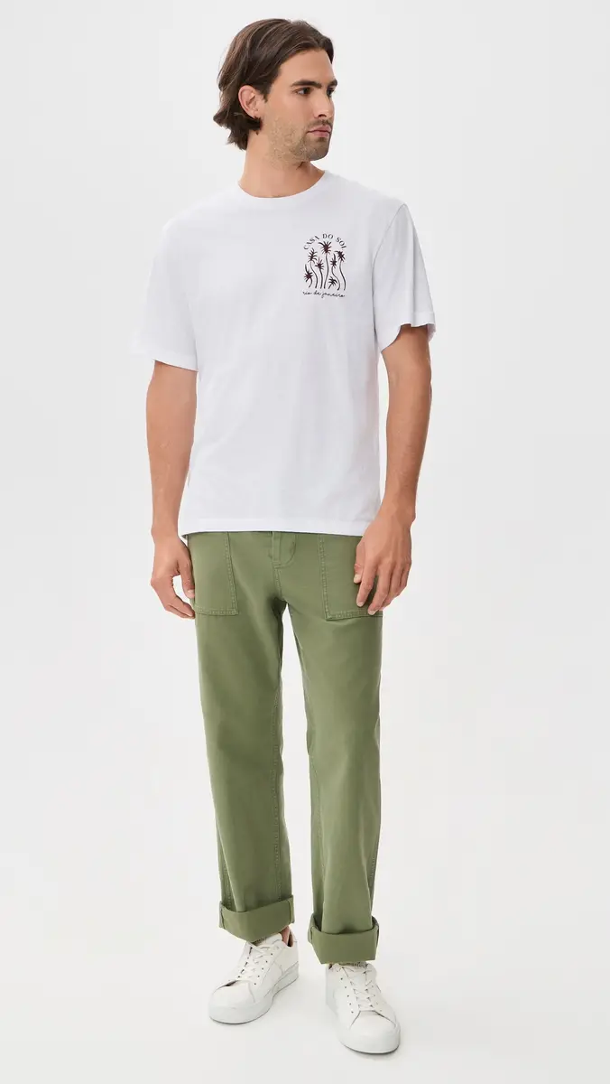 Frescobol Carioca Dinis Cotton Box Wave Printed T-Shirt | Thumbnail 5 Frescobol Carioca Dinis Cotton Box Wave Printed T-Shirt | Thumbnail 5
