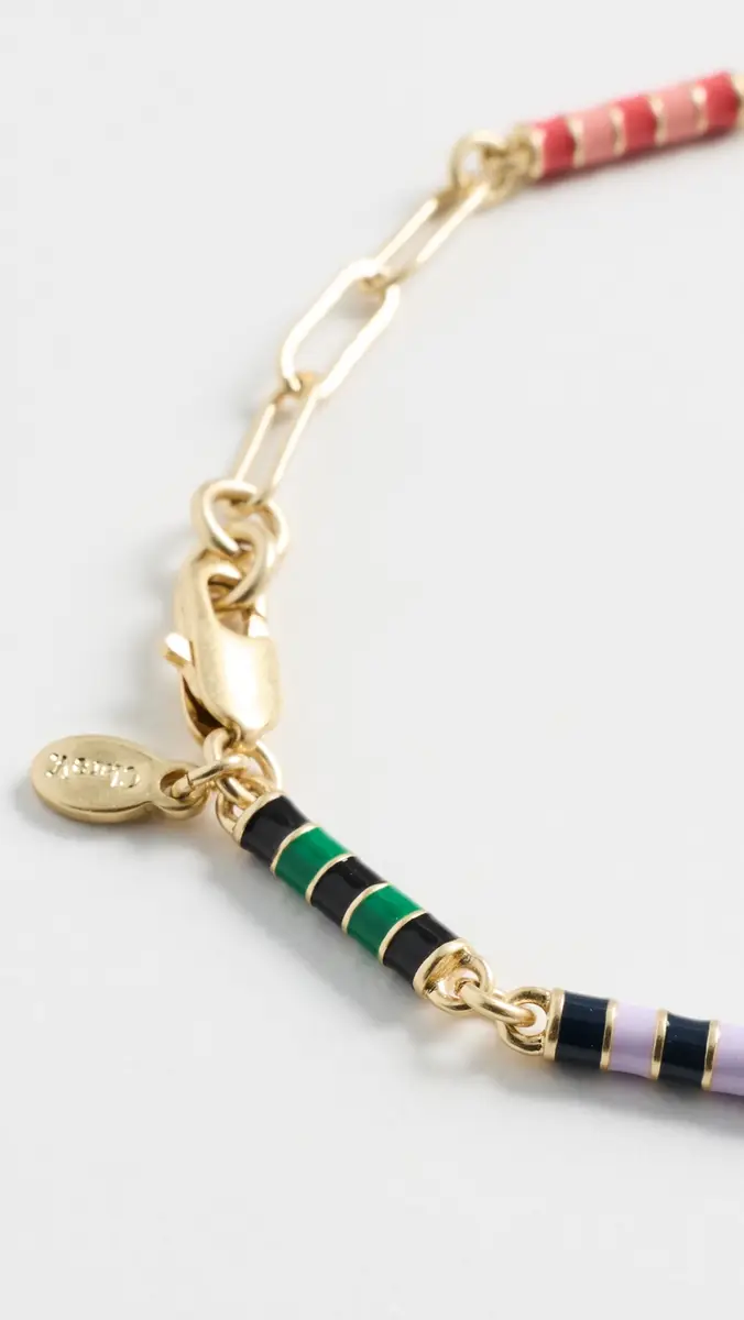 Clare V. Clare V. Le Stripe Pearl Bracelet | Thumbnail 4
