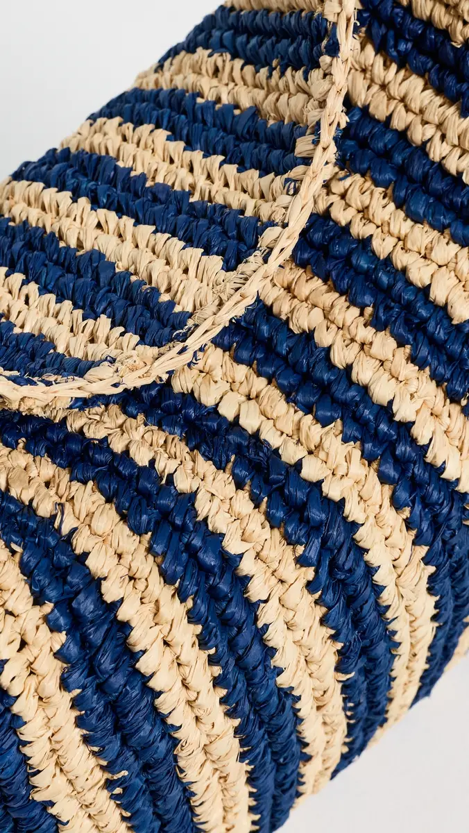 Madewell Handwoven Shoulder Bag - Raffia Stripe | Thumbnail 5