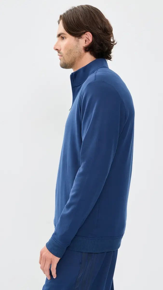 Adidas Golf Ultimate365+ Climawarm Brushed Quarter Zip Sweatshirt | Thumbnail 4 Adidas Golf Ultimate365+ Climawarm Brushed Quarter Zip Sweatshirt | Thumbnail 4