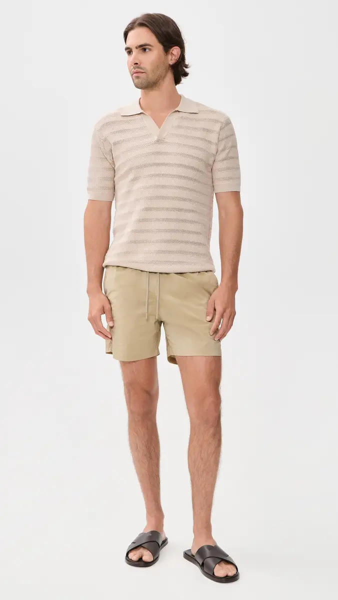 Frescobol Carioca Salvador Elasticated Swimshorts 4.75 | Thumbnail 5 Frescobol Carioca Salvador Elasticated Swimshorts 4.75 | Thumbnail 5