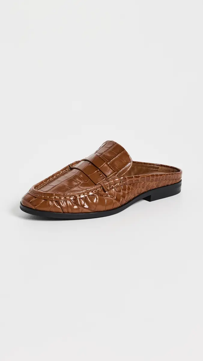 Simkhai Dean Embossed Leather Loafer Mules | Thumbnail 2 Simkhai Dean Embossed Leather Loafer Mules | Thumbnail 2
