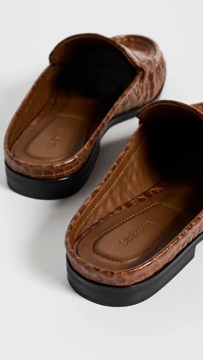 Simkhai Dean Embossed Leather Loafer Mules | Thumbnail 4 Simkhai Dean Embossed Leather Loafer Mules | Thumbnail 4