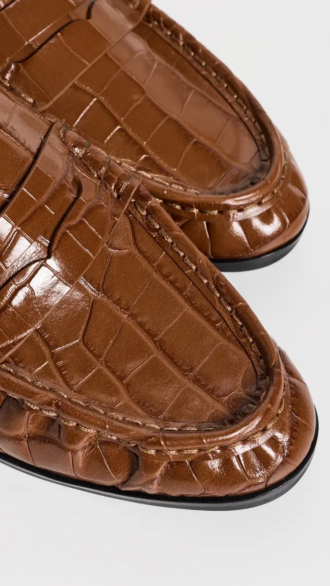 Simkhai Dean Embossed Leather Loafer Mules | Thumbnail 6 Simkhai Dean Embossed Leather Loafer Mules | Thumbnail 6