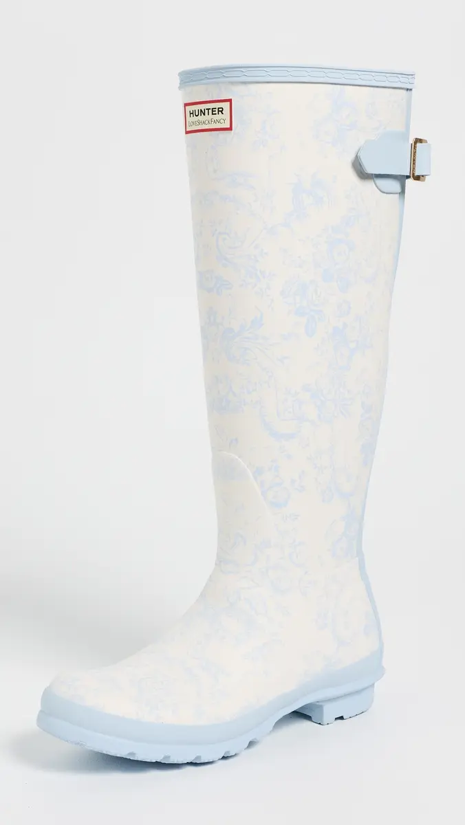 Hunter Boots Hunter x LoveShackFancy Original Tall Back Adjustable Boots | Thumbnail 2 Hunter Boots Hunter x LoveShackFancy Original Tall Back Adjustable Boots | Thumbnail 2