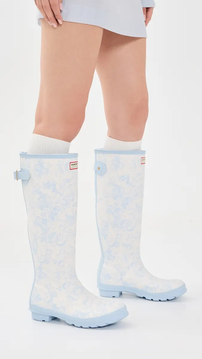 Hunter Boots Hunter x LoveShackFancy Original Tall Back Adjustable Boots | Thumbnail 3 Hunter Boots Hunter x LoveShackFancy Original Tall Back Adjustable Boots | Thumbnail 3