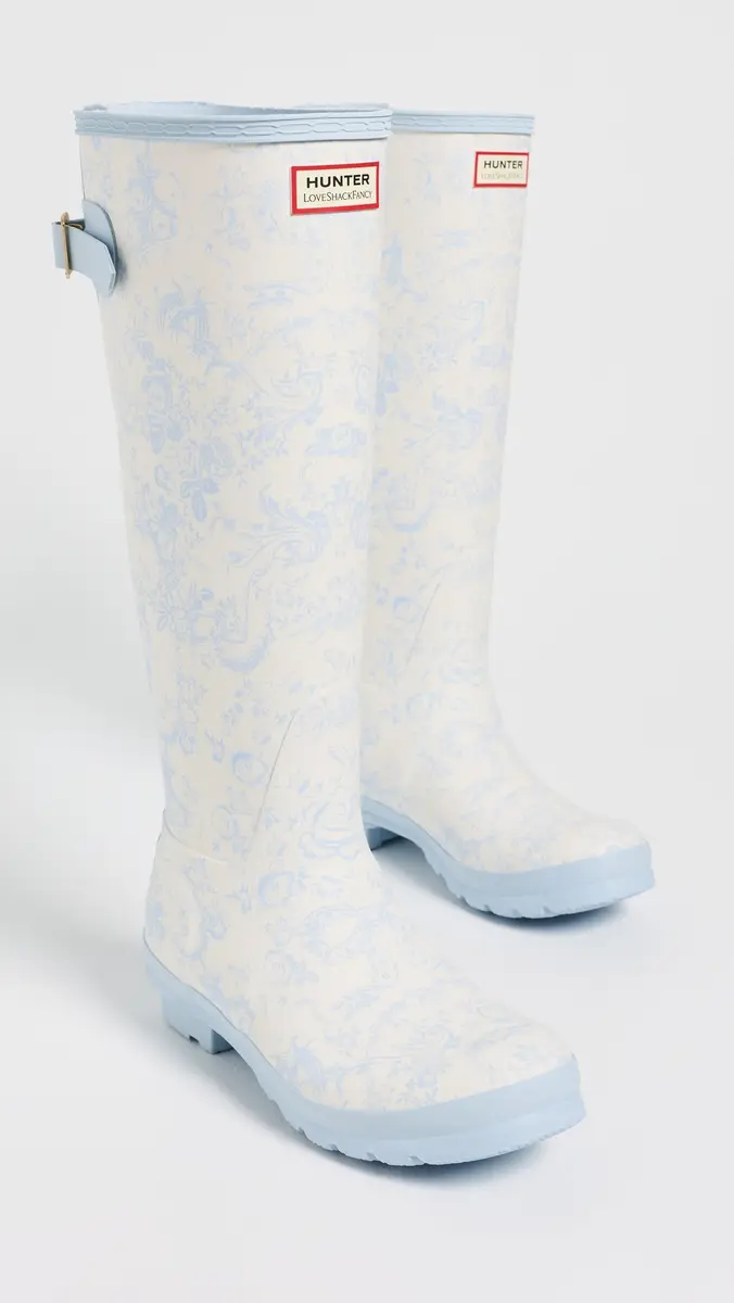 Hunter Boots Hunter x LoveShackFancy Original Tall Back Adjustable Boots | Thumbnail 5 Hunter Boots Hunter x LoveShackFancy Original Tall Back Adjustable Boots | Thumbnail 5