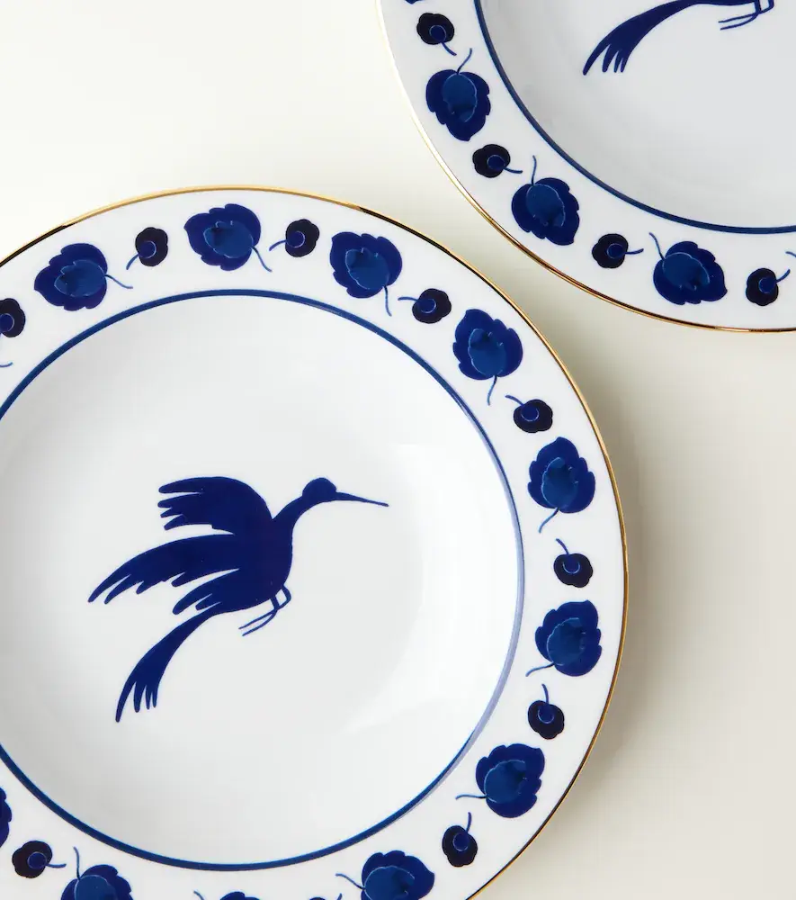 La DoubleJ Wildbird set of 2 soup plates | Thumbnail 2