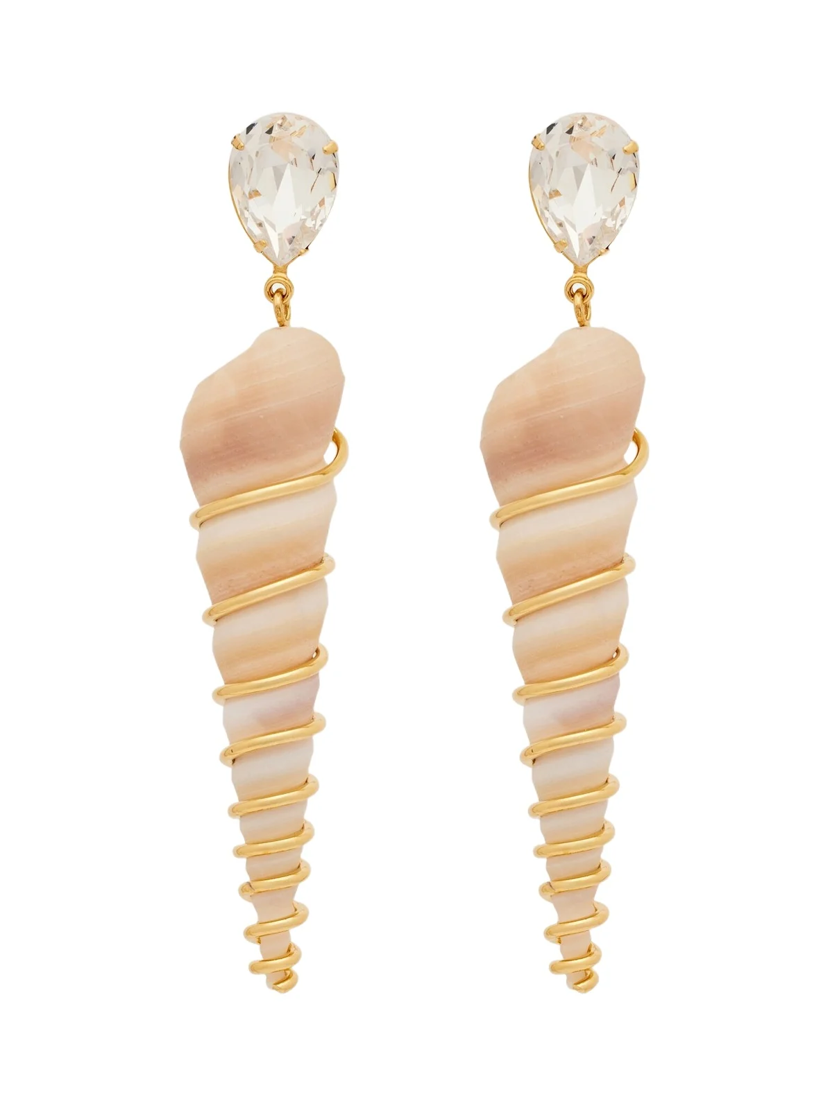 Embellished drop earrings Embellished drop earrings