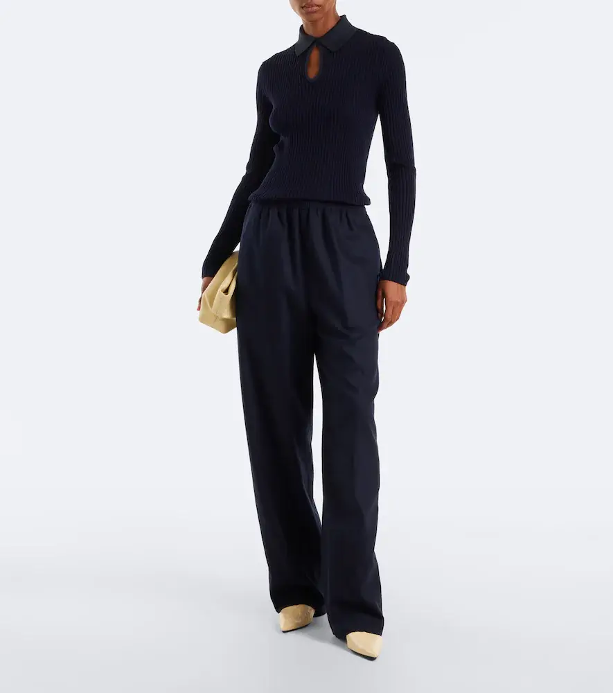 Jil Sander Wool wide-leg pants | Thumbnail 5 Jil Sander Wool wide-leg pants | Thumbnail 5