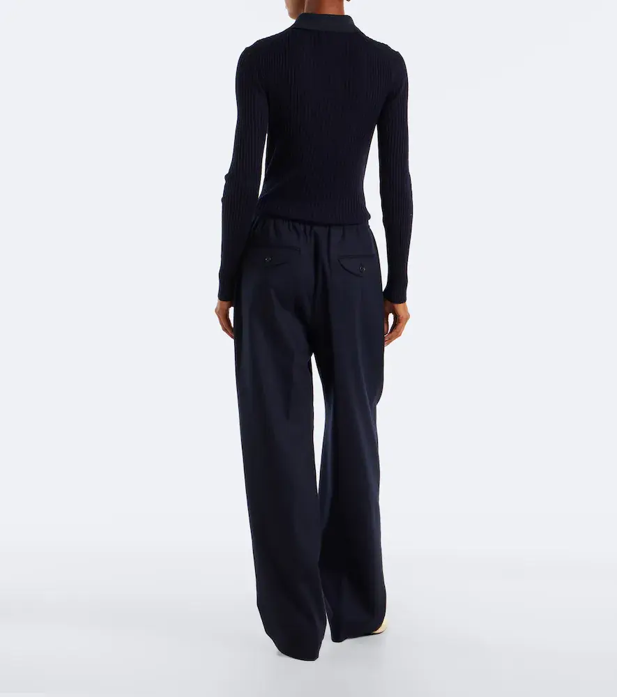 Jil Sander Wool wide-leg pants | Thumbnail 6 Jil Sander Wool wide-leg pants | Thumbnail 6