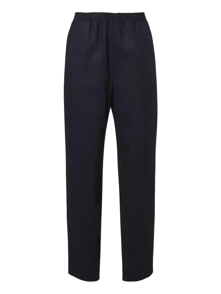 Wool wide-leg pants
