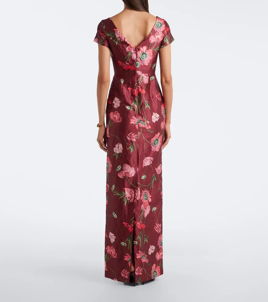Erdem Floral satin gown | Thumbnail 3 Erdem Floral satin gown | Thumbnail 3