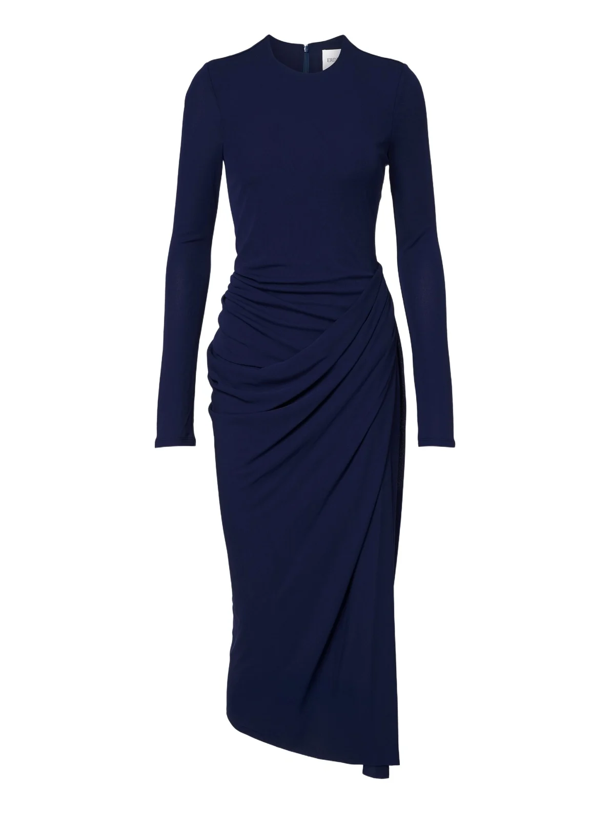 Draped jersey midi dress Draped jersey midi dress