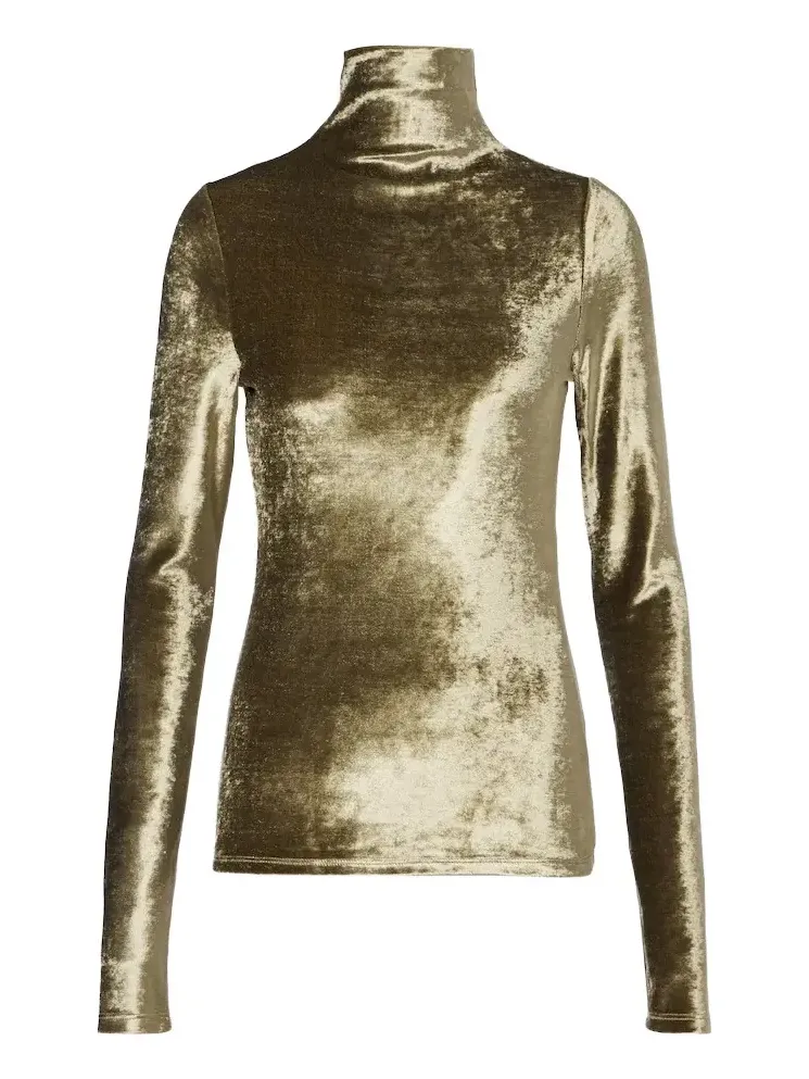 Lemaire Velvet turtleneck top