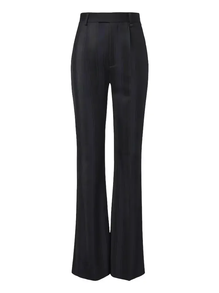 Ray striped virgin wool flared pants Ray striped virgin wool flared pants